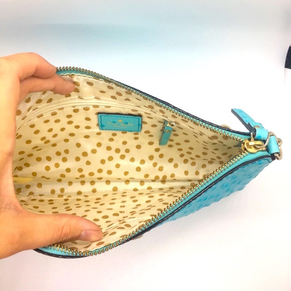 Kate Spade Light Blue Spotted Bag - Picture 7 of 10